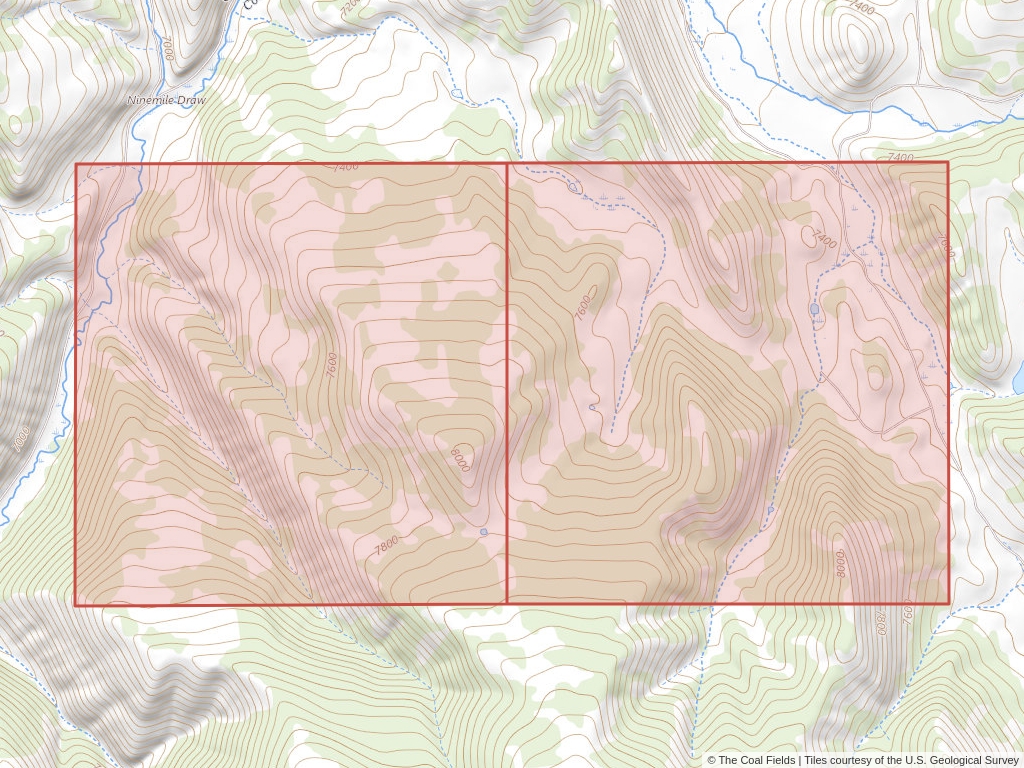 'Piceance Basin Prefered Coal Lease' | 480 acres in Rio Blanco, Colo. | Established in 1973 | Phillip A Jensen | 'COC    00427501'