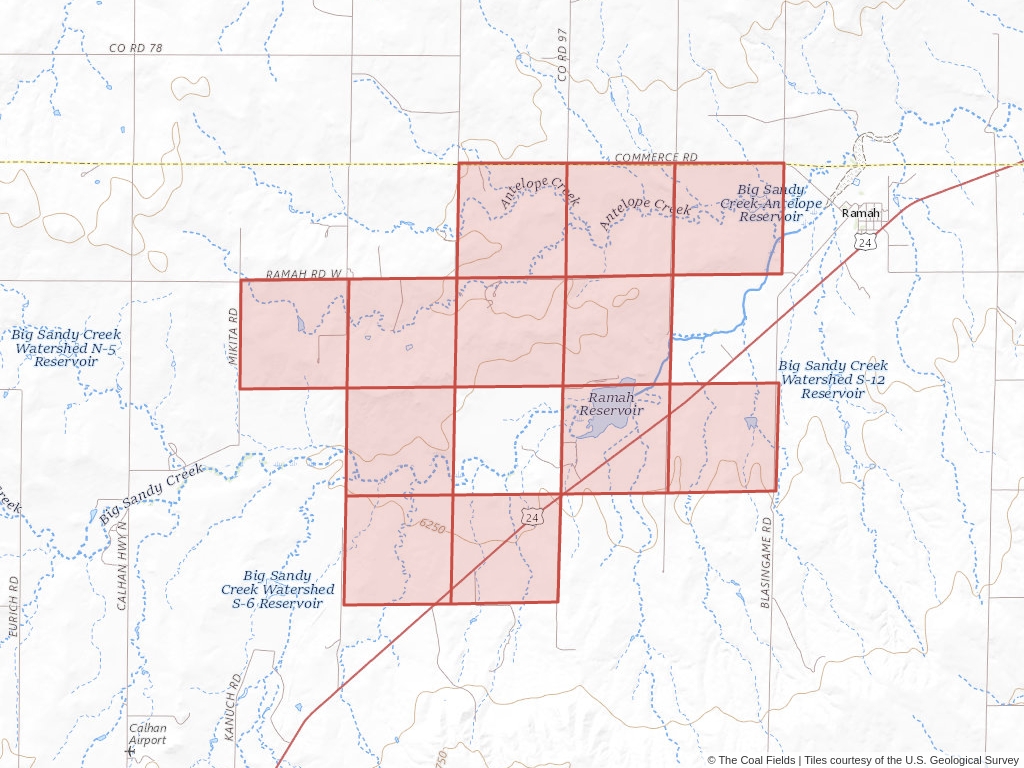 'Denver Basin Coal Prospecting Permit' | 1,920 acres in El Paso, Colo. | Established in 1969 | Robert V Bailey | 'COC    008256'