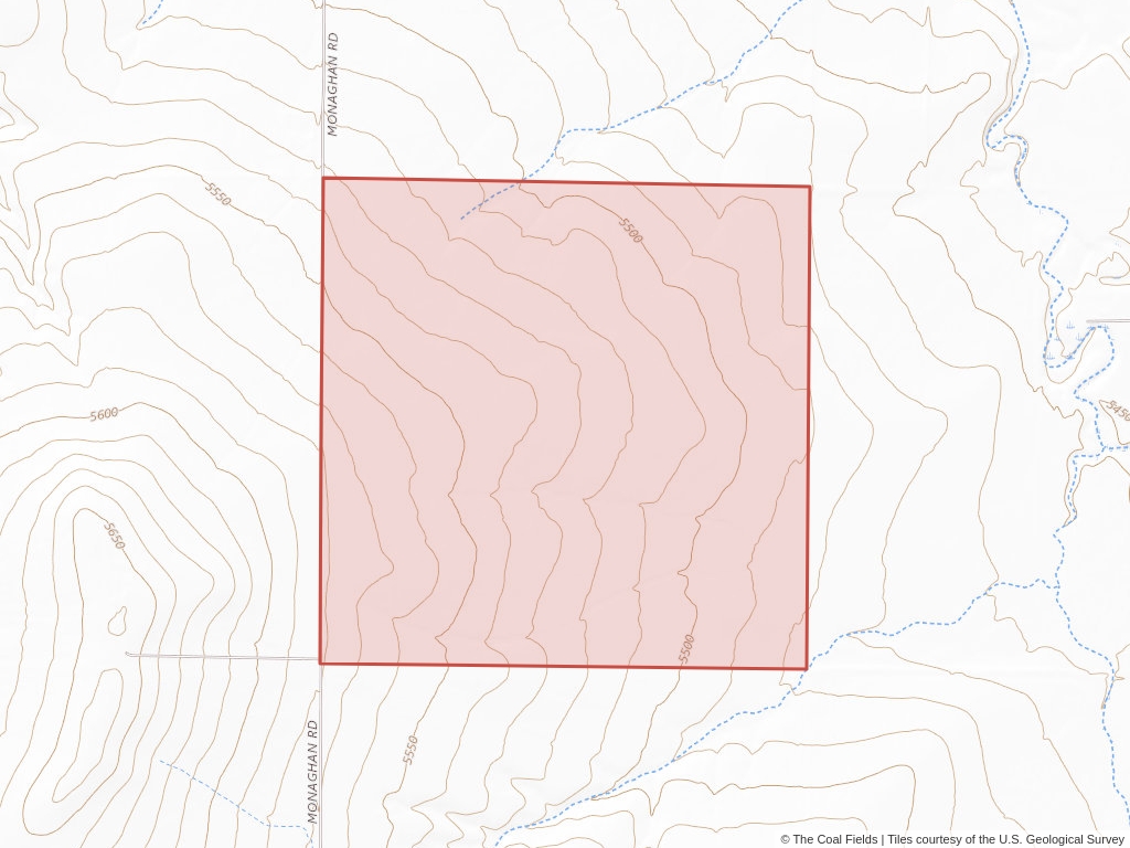 'Denver Basin Coal Prospecting Permit' | 160 acres in Arapahoe, Colo. | Established in 1969 | John W Hand | 'COC    008265'