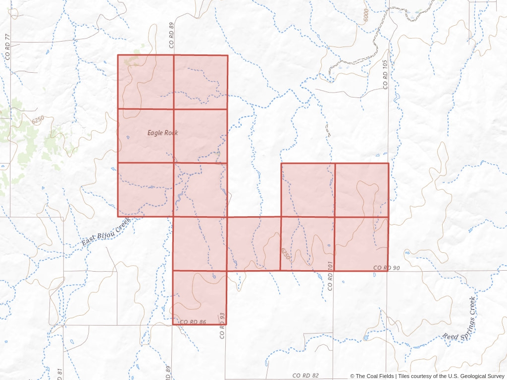 'Denver Basin Prefered Coal Lease' | 3,155 acres in Elbert, Colo. | Established in 1969 | Consolidation Coal | 'COC    020477'