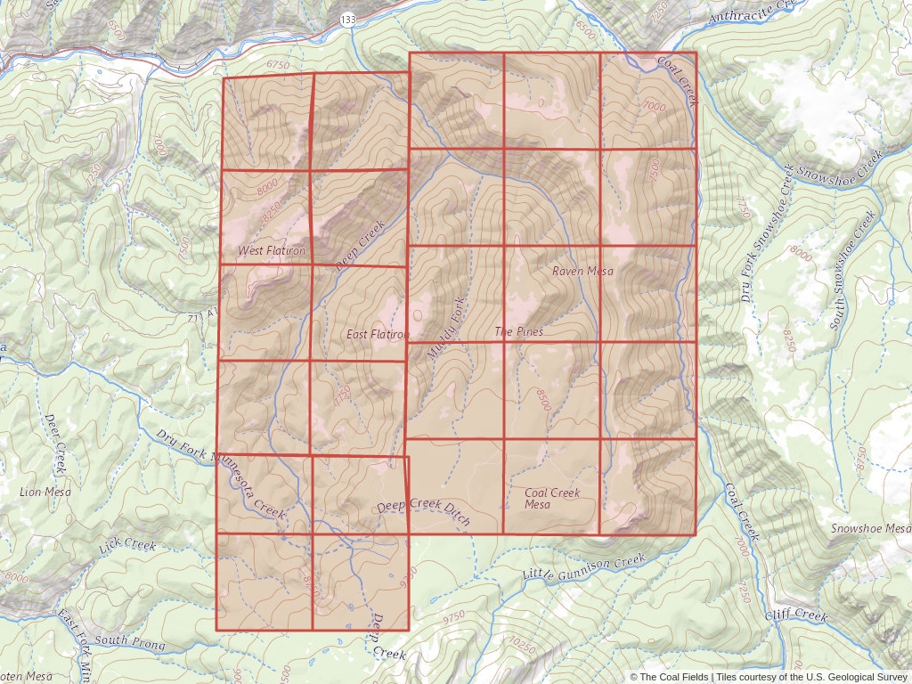 'Piceance Basin Coal Exploration License' | 13,837 acres in Gunnison, Colo. | Established in 1990 | Consolidated Incorporated | 'COC    051751'
