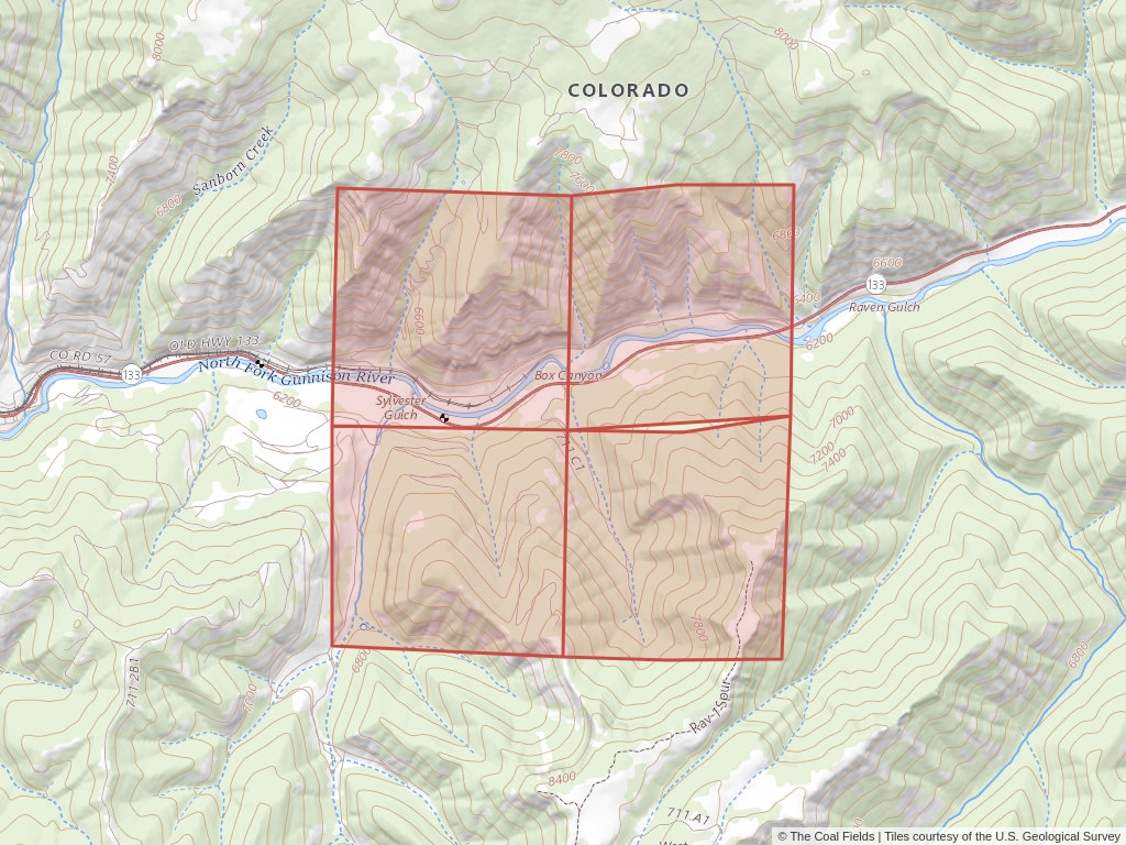 'Piceance Basin Coal Exploration License' | 643 acres in Gunnison, Colo. | Established in 1994 | Mountain Coal Co. | 'COC    056520'