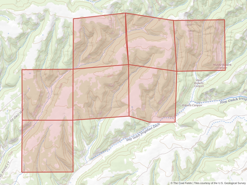 'East Alkali Tract Competitive Coal Lease' | 2,262 acres in La Plata, Colo. | Established in 1999 | GCC Energy LLC | 'COC    062920'