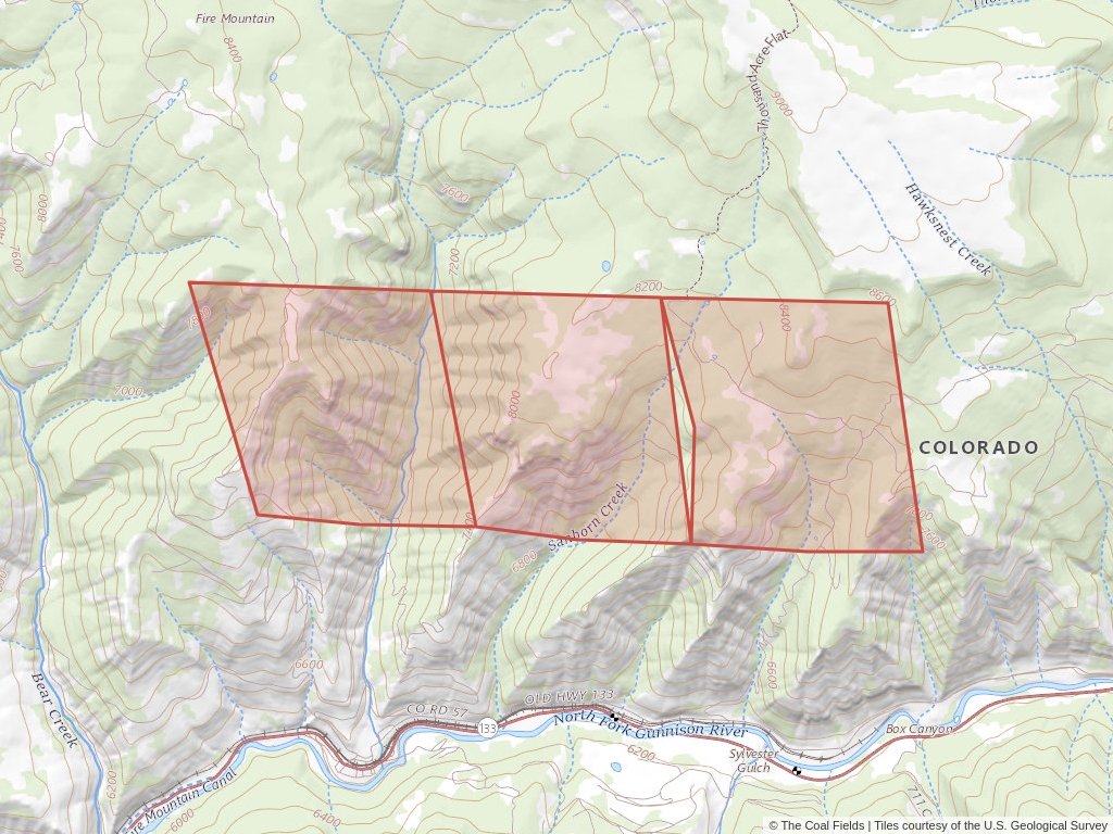 'South East Elk Creek Coal Exploration License' | 1,040 acres in Gunnison, Colo. | Established in 2003 | Oxbow Mining LLC | 'COC    067112'