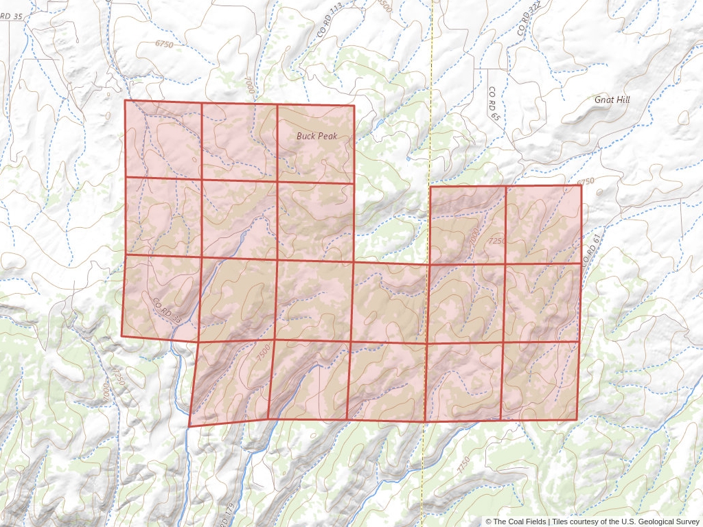 'Southwestern Wyoming Coal Exploration License' | 8,690 acres in Routt, Colo. | Established in 2010 | Williams Fork Land Company et al. | 'COC    074447'