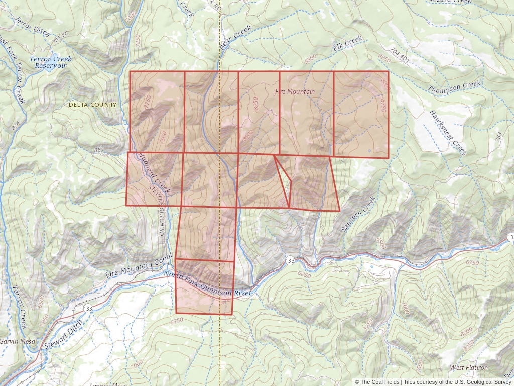 'Uinta-Piceance Competitive Coal Lease' | 5,818 acres in Gunnison, Colo. | Established in 2014 | Oxbow Mining LLC | 'COC    076716'