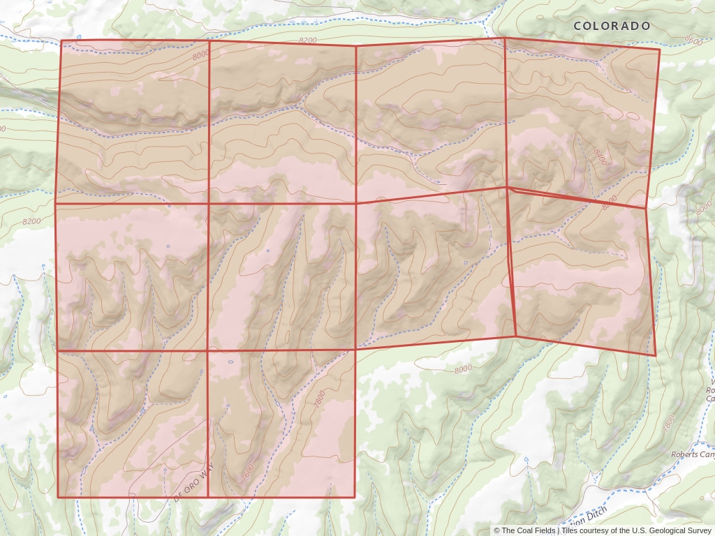 'Dunn Ranch Area Competitive Coal Lease' | 2,462 acres in La Plata, Colo. | Established in 2018 | GCC Energy LLC | 'COC    078825'