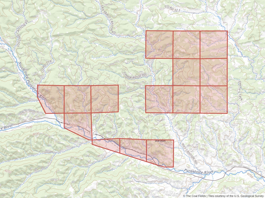 'Raton Basin Coal Prospecting Permit' | 2,275 acres in Las Animas, Colo. | Established in 1949 | Robert L Hair | 'COC   0000067'