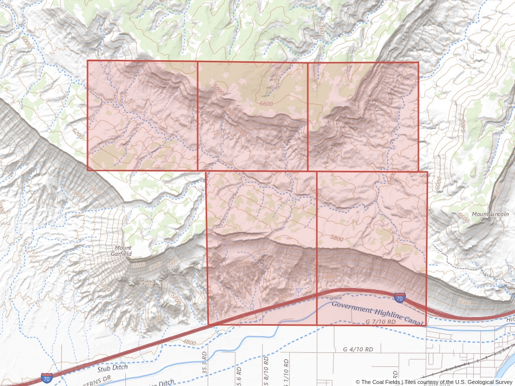 'Piceance Basin Coal Prospecting Permit' | 2,272 acres in Mesa, Colo. | Established in 1960 | H B Phillips | 'COC   0037277'