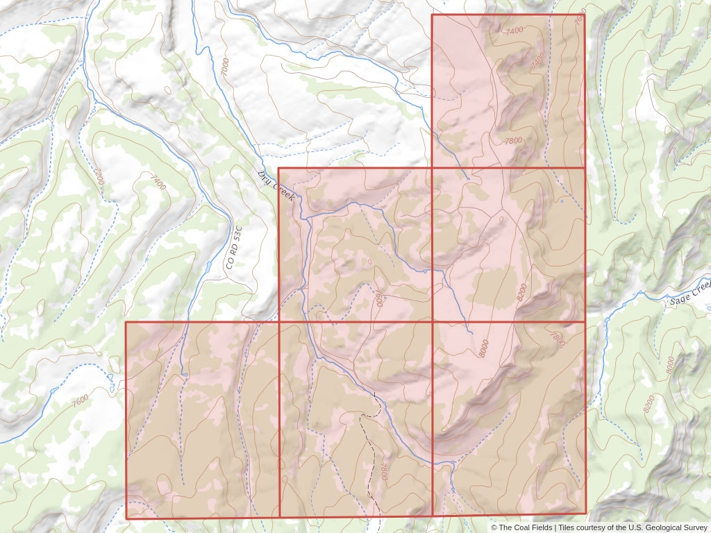 'Southwestern Wyoming Coal Prospecting Permit' | 2,323 acres in Routt, Colo. | Established in 1962 | United Electric Coal Company | 'COC   0081258'