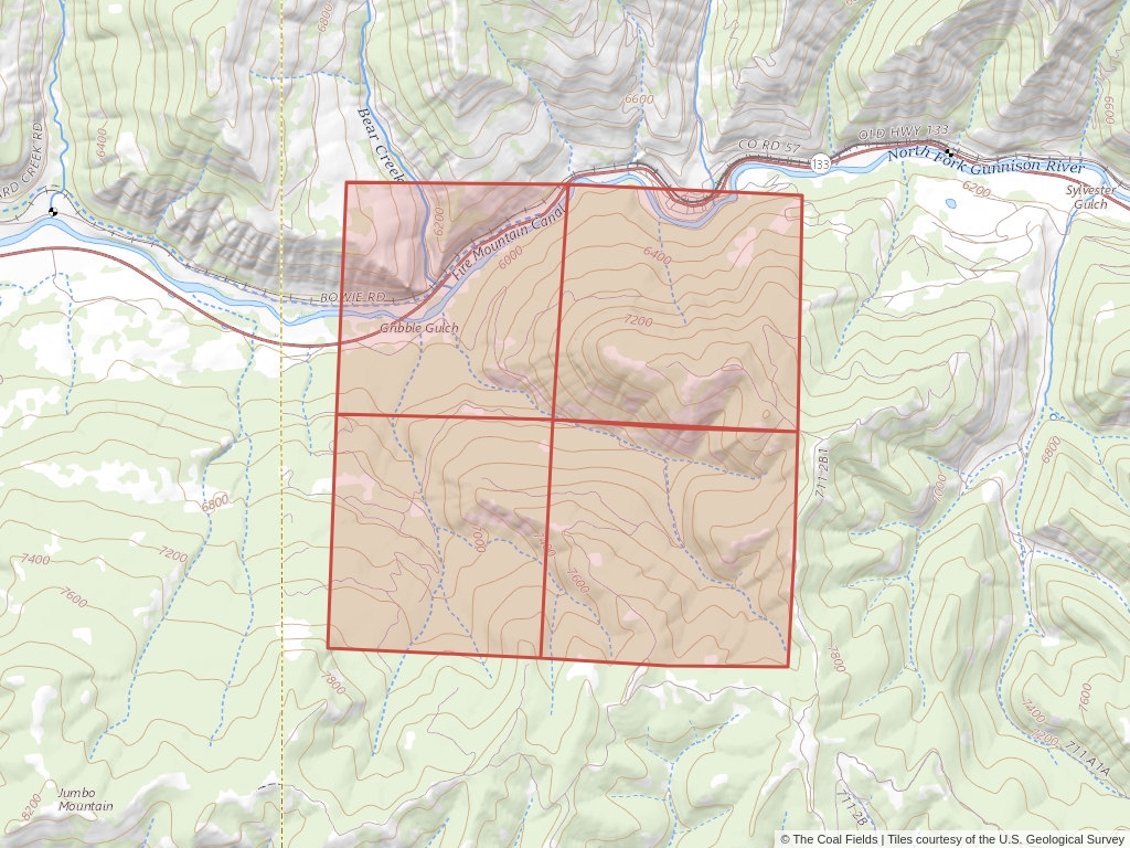'Piceance Basin Regional Coal Lease' | 926 acres in Gunnison, Colo. | Established in 1963 | Mountain Coal Co. et al. | 'COC   0117192'