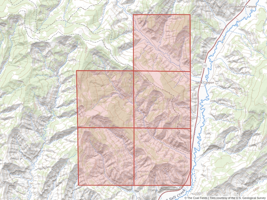'Piceance Basin Coal Prospecting Permit' | 2,560 acres in Garfield, Colo. | Established in 1965 | Irvin Nielsen | 'COC   0125438'