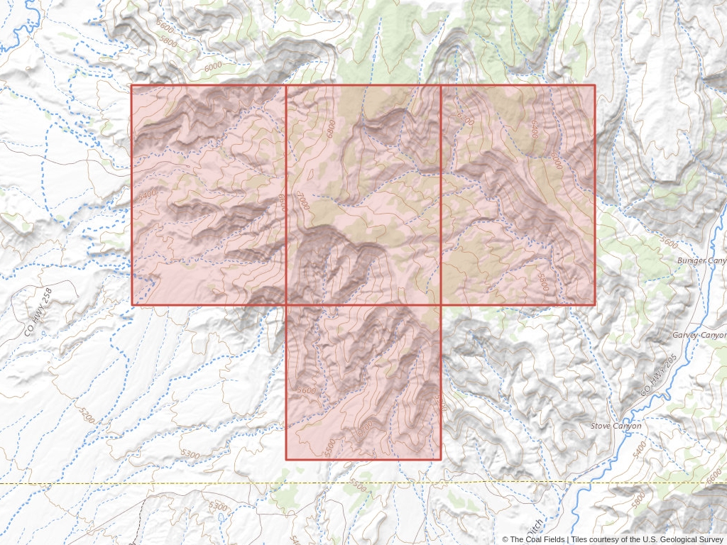 'Uinta-Piceance Coal Prospecting Permit' | 2,523 acres in Garfield, Colo. | Established in 1965 | Irvin Nielsen | 'COC   0125516'
