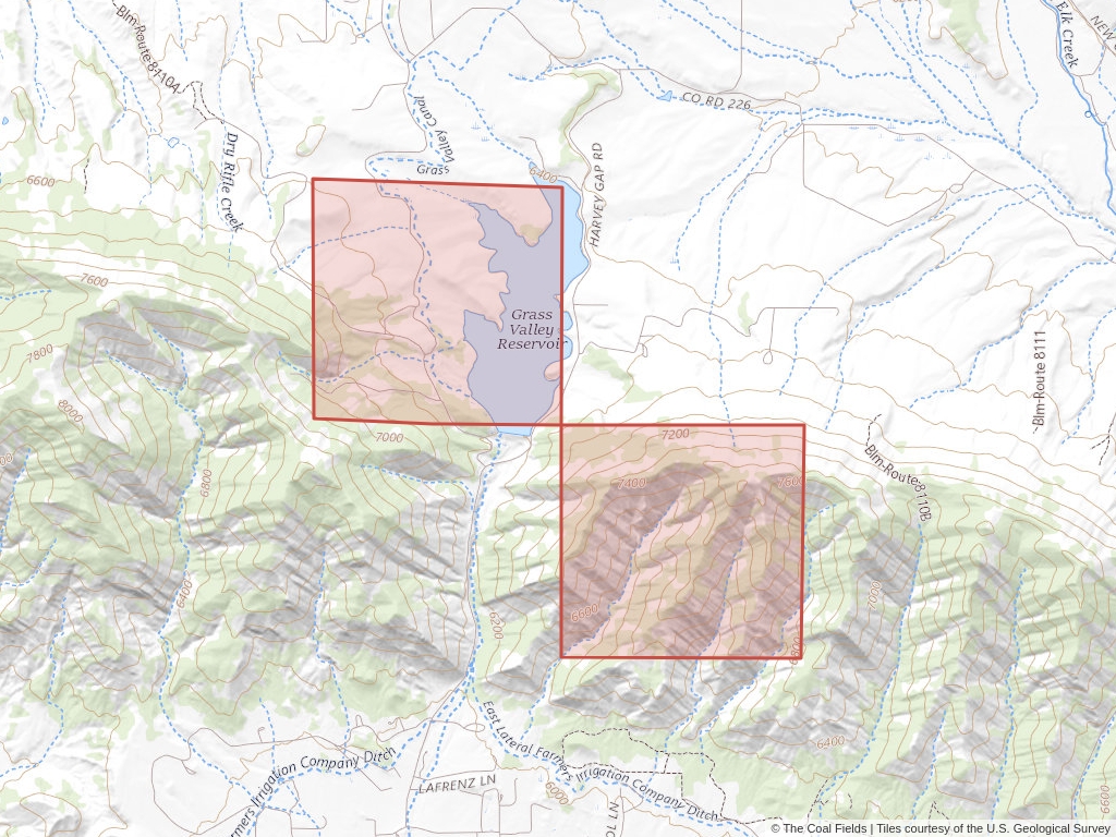 'Piceance Basin Regional Coal Lease' | 120 acres in Garfield, Colo. | Established in 1931 | Helen C Eldridge | 'COD   0043937'