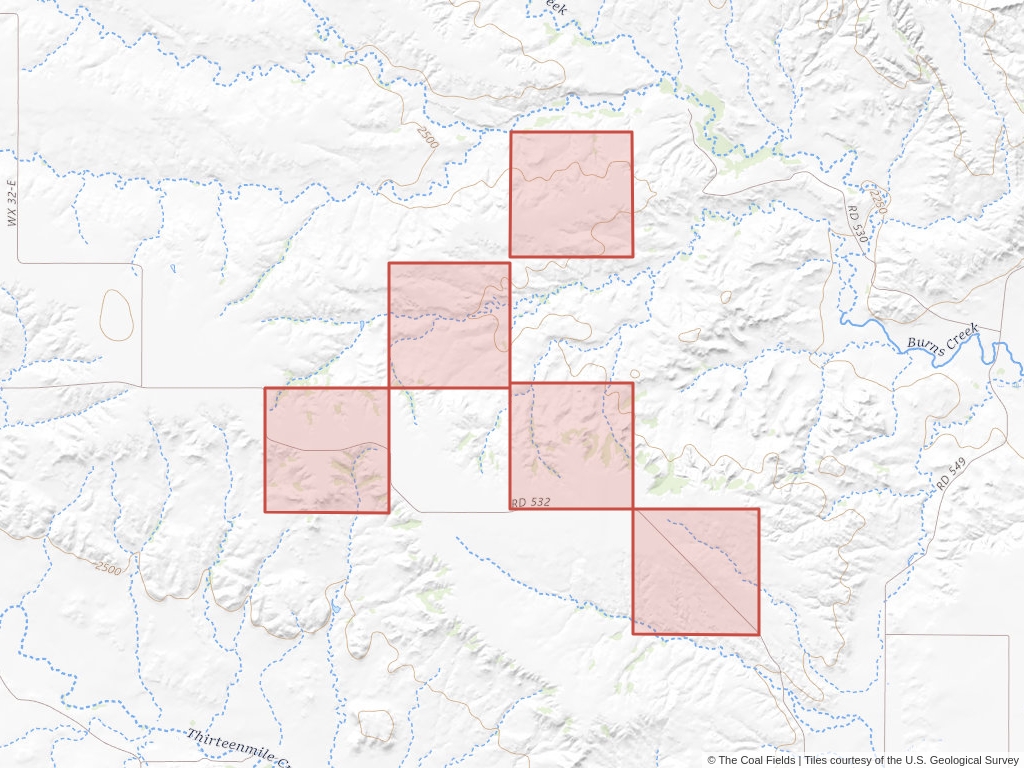 'Williston Basin Coal Lease' | 2,537 acres in Dawson, Mont. | Established in 1967 | USX Co. | 'MTM    003831'
