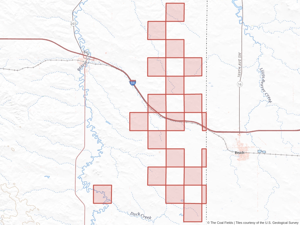 'Williston Basin Coal Exploration License' | 3,923 acres in Wibaux, Mont. | Established in 1980 | Tenneco Coal Company | 'MTM    048587'