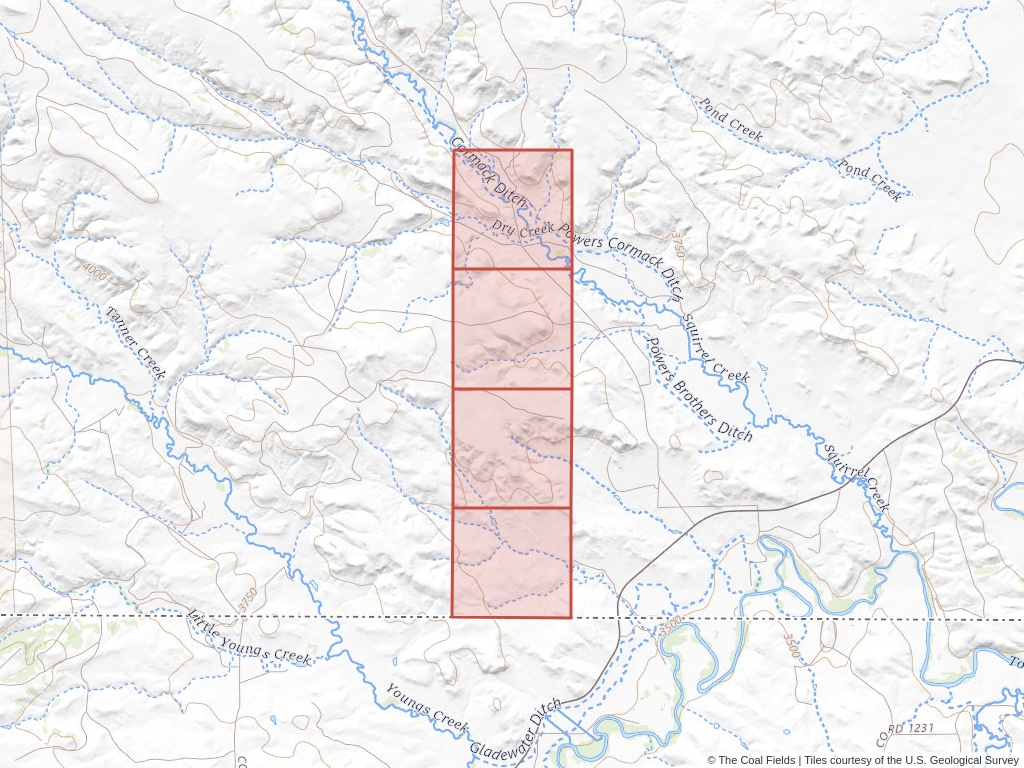 'Powder River Basin Coal Exploration License' | 1,467 acres in Big Horn, Mont. | Established in 1981 | Consolidation Coal | 'MTM    051879'