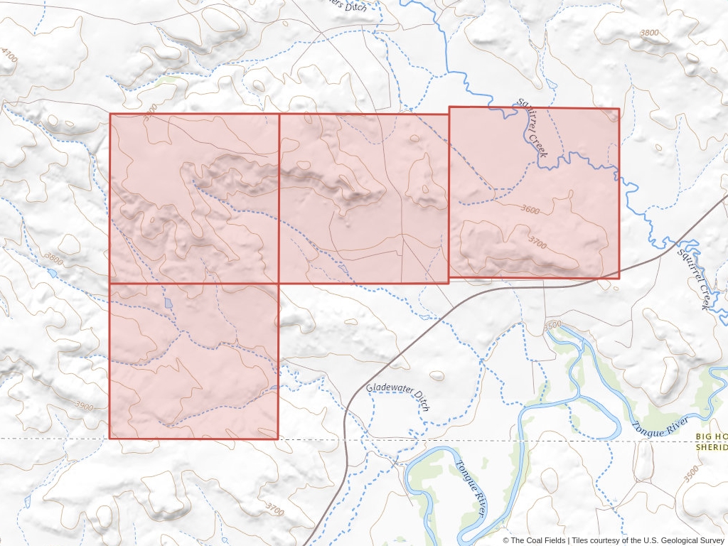 'Powder River Basin Coal Exploration License' | 1,360 acres in Big Horn, Mont. | Established in 1982 | Consolidation Coal | 'MTM    055062'