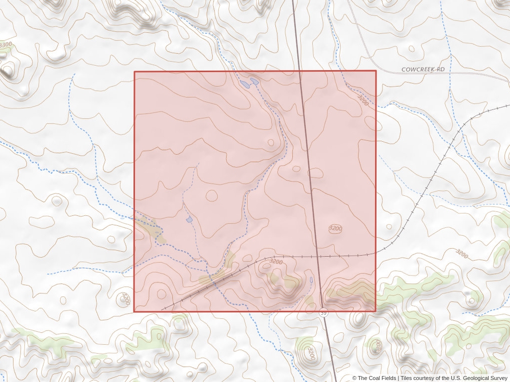 'Powder River Basin Coal Exploration License' | 200 acres in Rosebud, Mont. | Established in 1983 | Peabody Coal Company | 'MTM    058534'