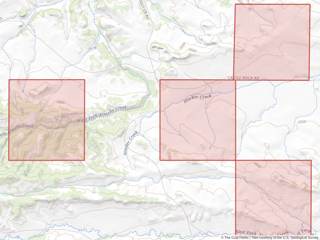 'Powder River Basin Coal Exploration License' | 2,121 acres in Rosebud, Mont. | Established in 1983 | Western Energy Company | 'MTM    059171'