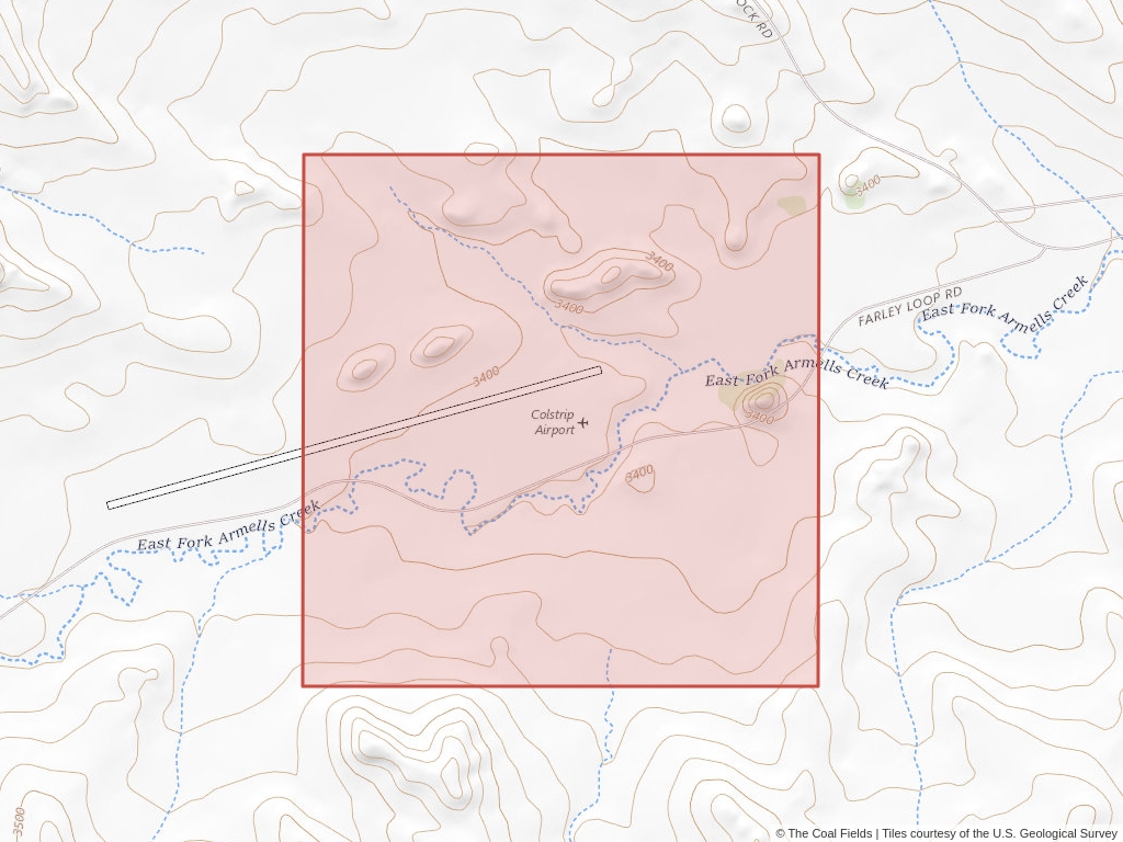 'Powder River Basin Coal Exploration License' | 160 acres in Rosebud, Mont. | Established in 1985 | Western Energy Company | 'MTM    066135'