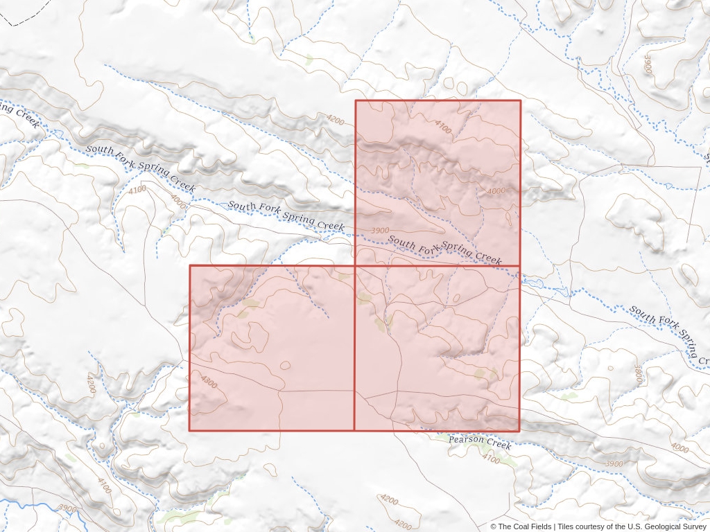 'Powder River Basin Coal Exploration License' | 280 acres in Big Horn, Mont. | Established in 1988 | Spring Creek Coal Company | 'MTM    077149'