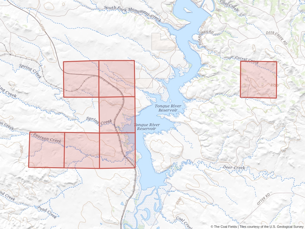 'Powder River Basin Coal Exploration License' | 921 acres in Big Horn, Mont. | Established in 1996 | Decker Coal Company | 'MTM    085105'