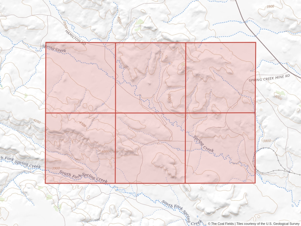 'Powder River Basin Coal Exploration License' | 1,120 acres in Big Horn, Mont. | Established in 1998 | Spring Creek Coal Company | 'MTM    087910'