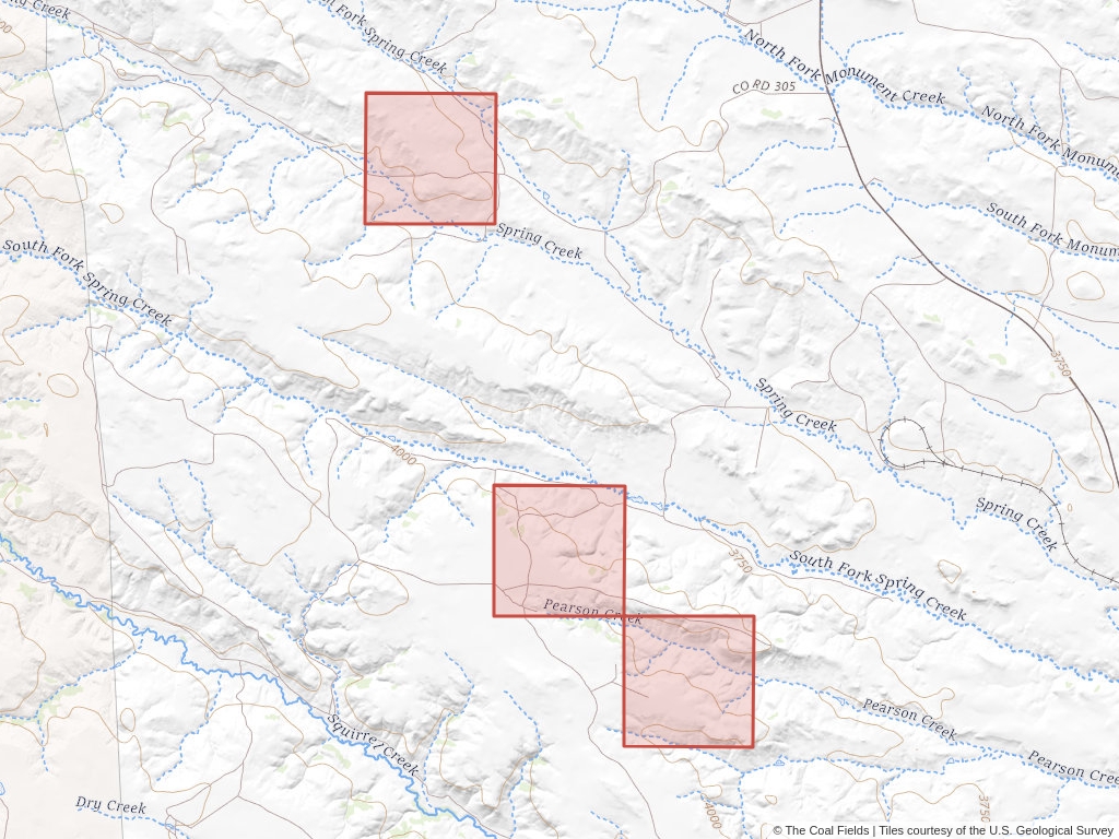 'Powder River Basin Coal Exploration License' | 120 acres in Big Horn, Mont. | Established in 2001 | Spring Creek Coal Company | 'MTM    091293'