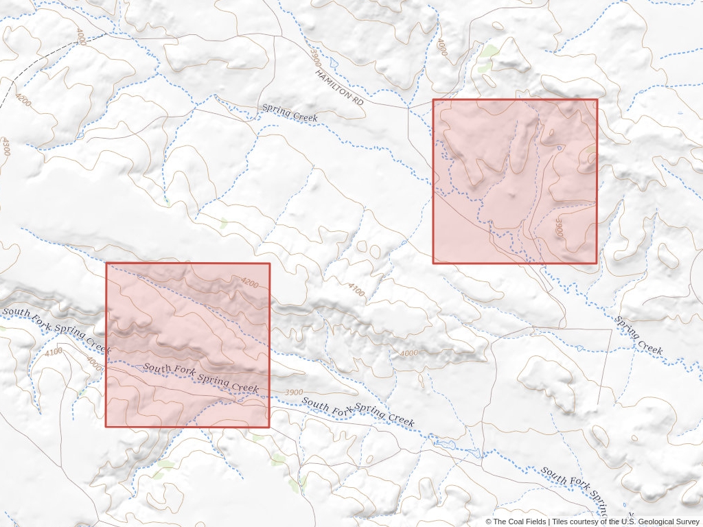 'Powder River Basin Coal Exploration License' | 200 acres in Big Horn, Mont. | Established in 2002 | Spring Creek Coal Company | 'MTM    092145'