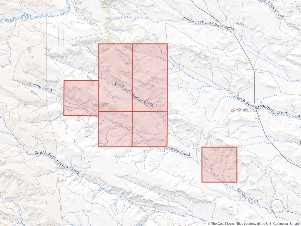 'Powder River Basin Coal Exploration License' | 1,938 acres in Big Horn, Mont. | Established in 2004 | Spring Creek Coal Company | 'MTM    093477'