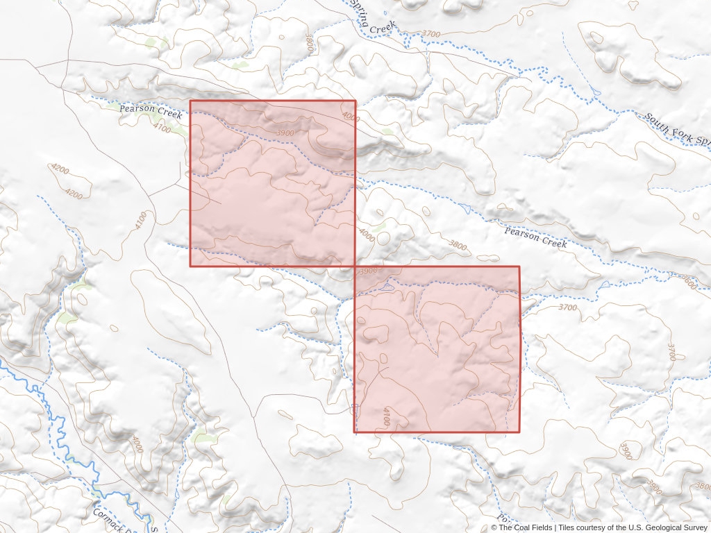 'Nance-Brown Pearson Creek Coal Lease' | 961 acres in Big Horn, Mont. | Established in 2009 | Nance/Brown Et Al et al. | 'MTM    099236F1'