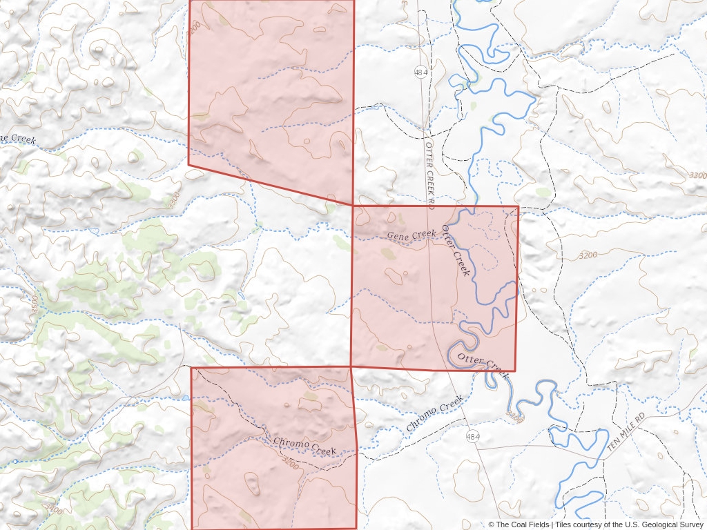 'Nance-Brown Otter Creek Coal Lease' | 1,581 acres in Powder River, Mont. | Established in 2009 | Nance/Brown Et Al et al. | 'MTM    099236F3'