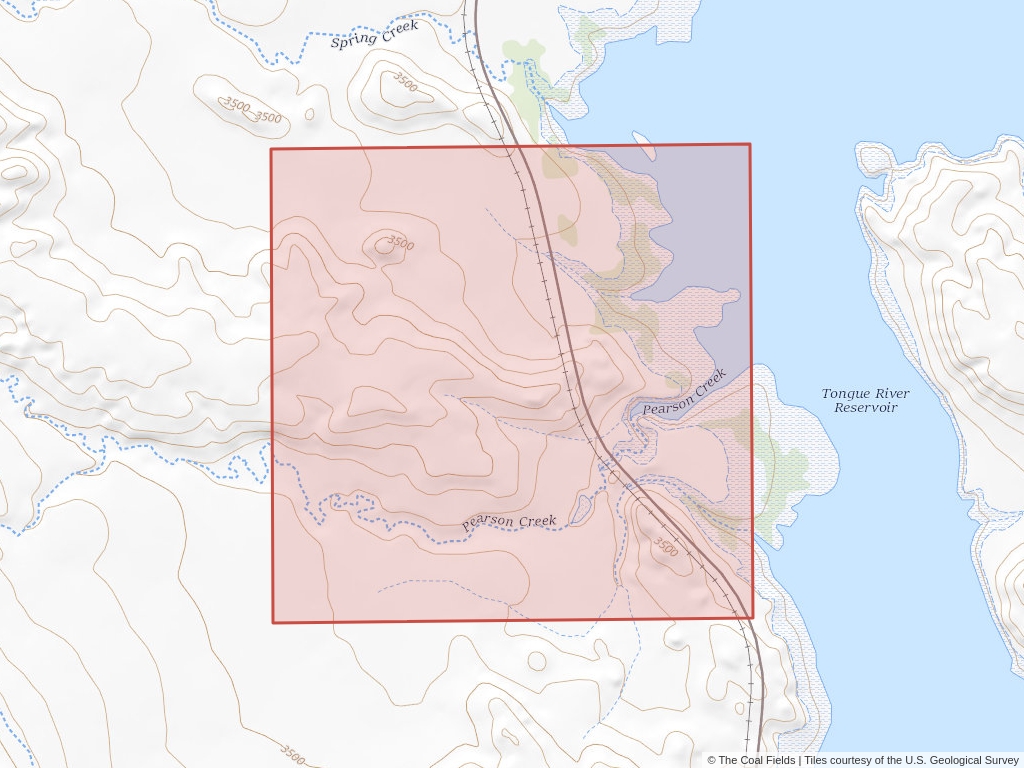 'Powder River Basin Coal Lease' | 40 acres in Big Horn, Mont. | Established in 1963 | Decker Coal Co. | 'MTM    101098'