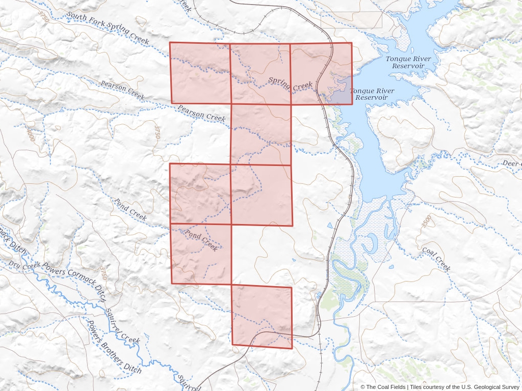 'Powder River Basin Coal Lease' | 2,270 acres in Big Horn, Mont. | Established in 1964 | Decker Coal Co. | 'MTM    101099'