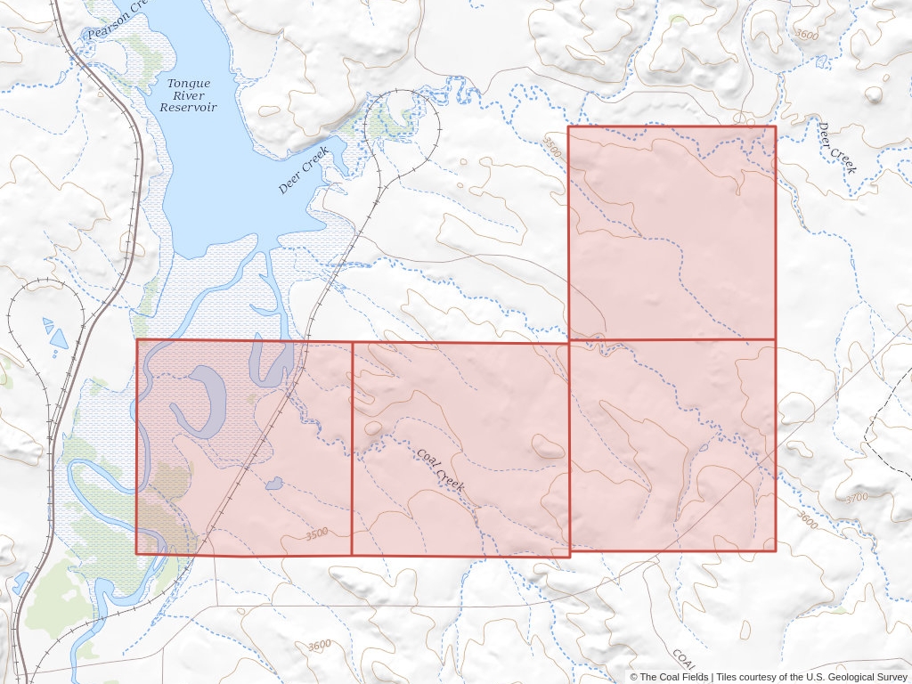 'Powder River Basin Coal Lease' | 474 acres in Big Horn, Mont. | Established in 1966 | Decker Coal Co. | 'MTM    101101'