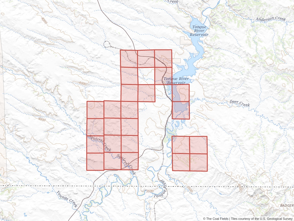 'Powder River Basin Coal Exploration License' | 9,474 acres in Big Horn, Mont. | Established in 2012 | Ambre Energy | 'MTM    103852'