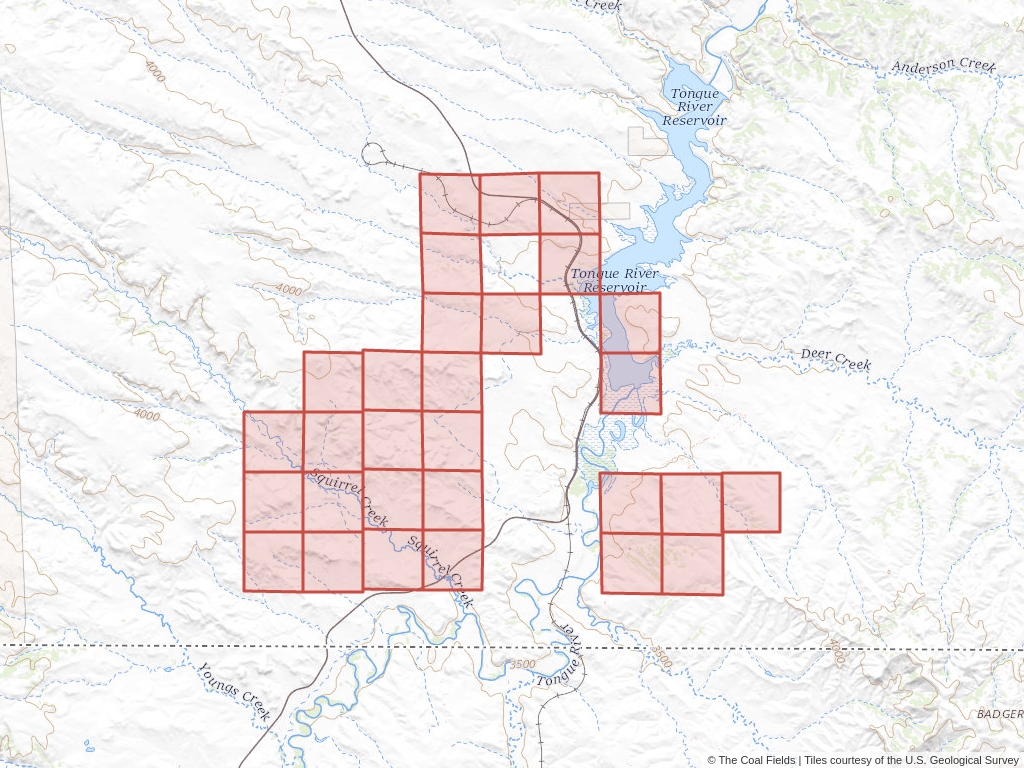 'Powder River Basin Coal Exploration License' | 12,618 acres in Big Horn, Mont. | Established in 2014 | Ambre Energy | 'MTM    107885'