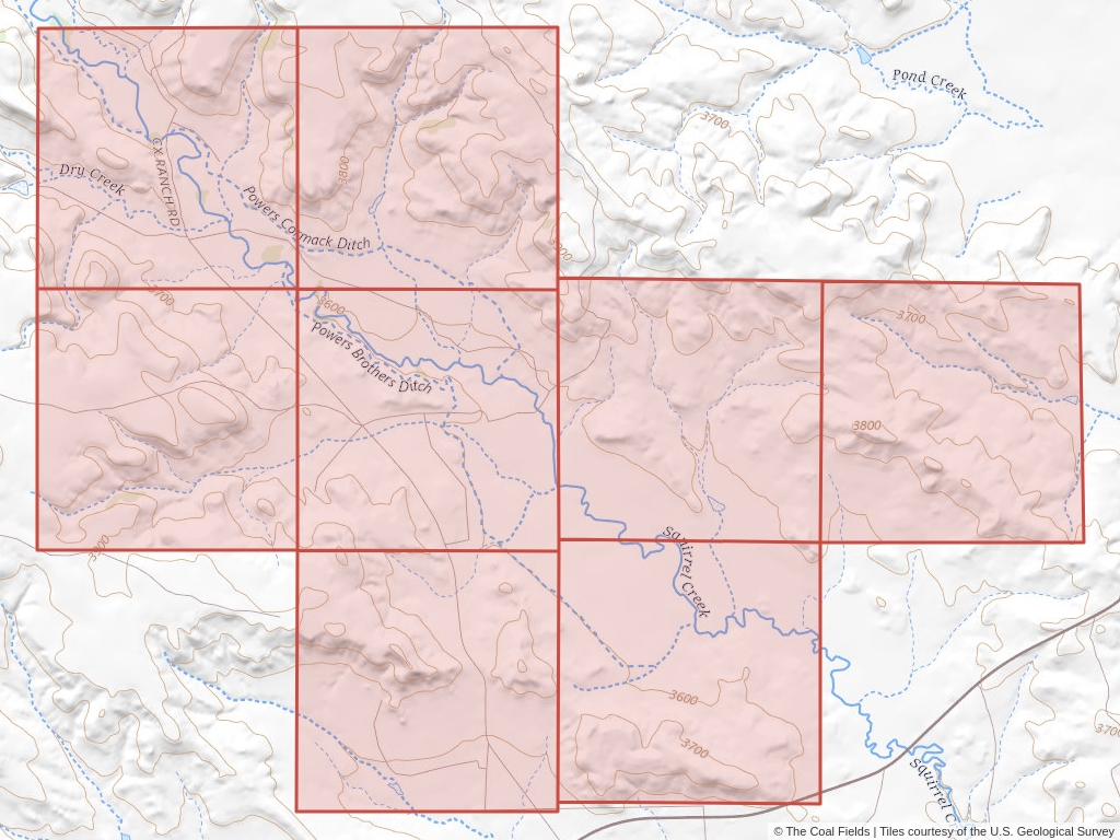 'Powder River Basin Regional Coal Lease' | 2,375 acres in Big Horn, Mont. | Established in 2015 | Decker Coal Company LLC | 'MTM    108494'