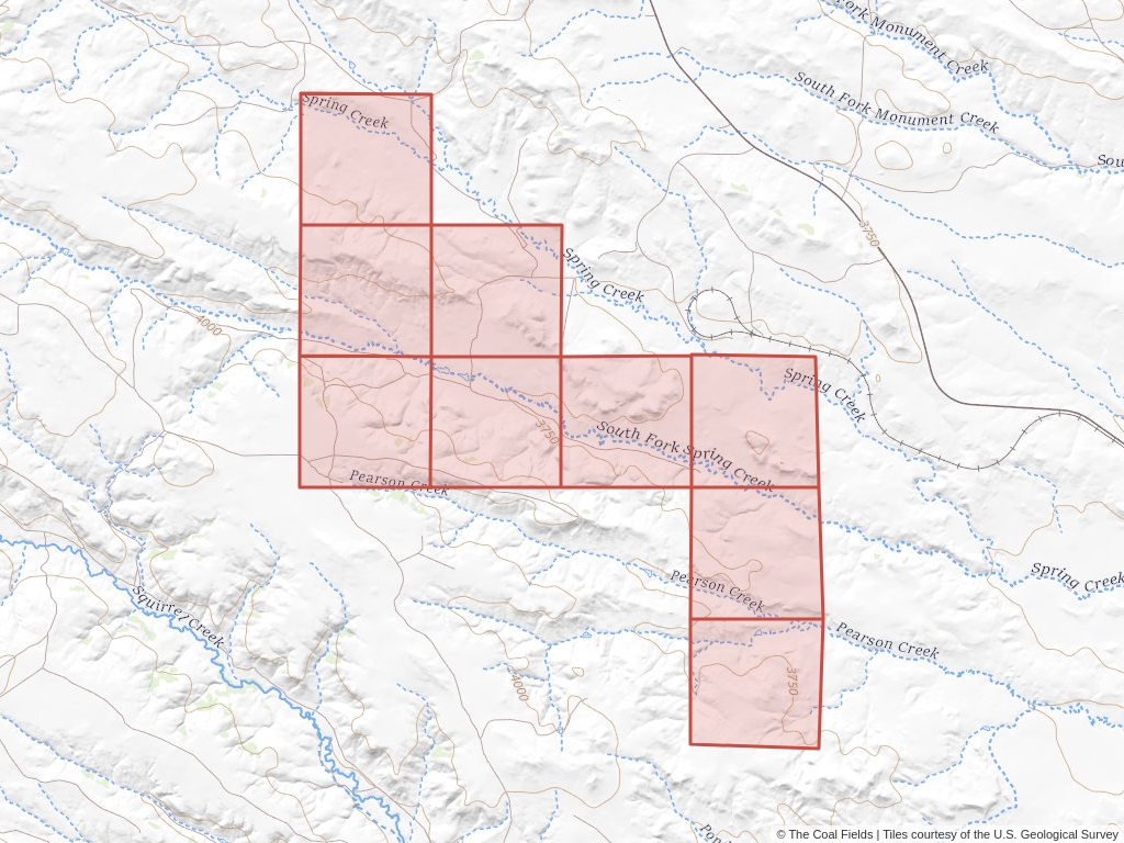 'Powder River Basin Coal Mining Unit' | 2,317 acres in Big Horn, Mont. | Established in 2001 | Spring Creek Coal LLC | 'MTM    110453'