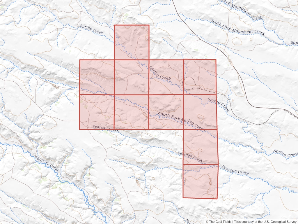 'Powder River Basin Coal Lease' | 1,624 acres in Big Horn, Mont. | Established in 1965 | Spring Creek Coal LLC | 'MTM   0069782'