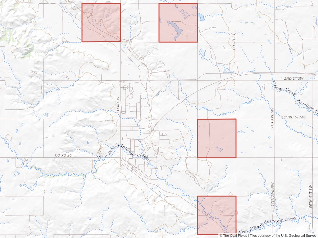 'Williston Basin Regional Coal Lease' | 598 acres in Mercer, N.D. | Established in 1983 | Missouri Valley Properties Company | 'NDM    059114'