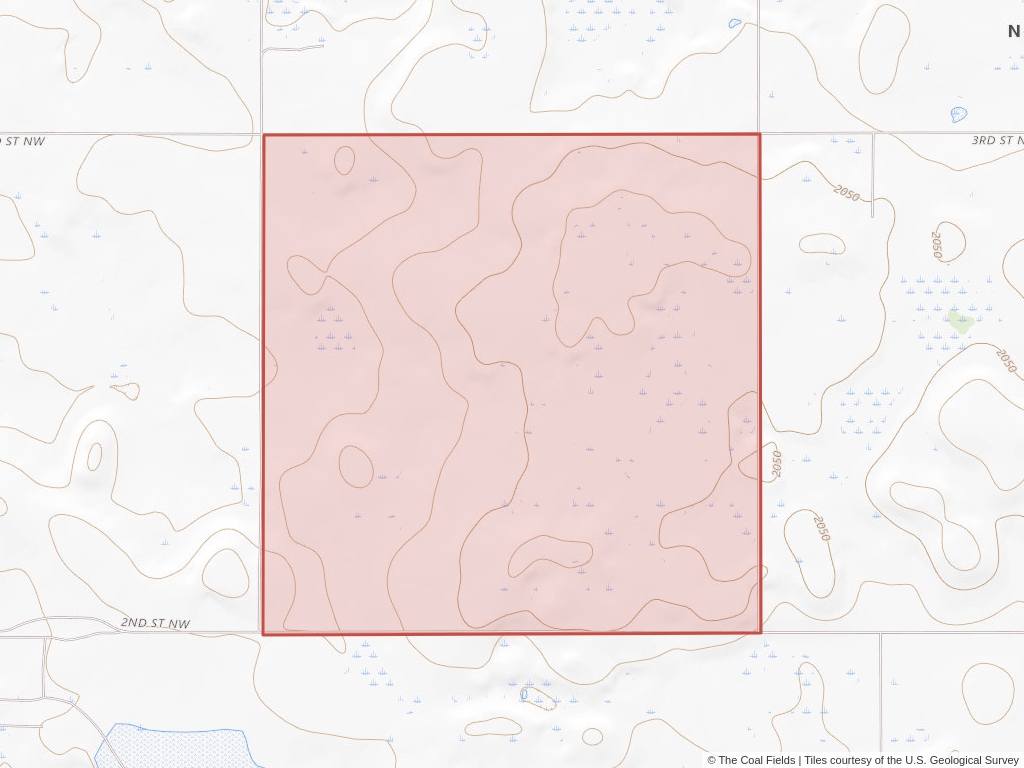 'Williston Basin Coal Exploration License' | 160 acres in McLean, N.D. | Established in 1985 | Falkirk Mining Co. | 'NDM    066461'