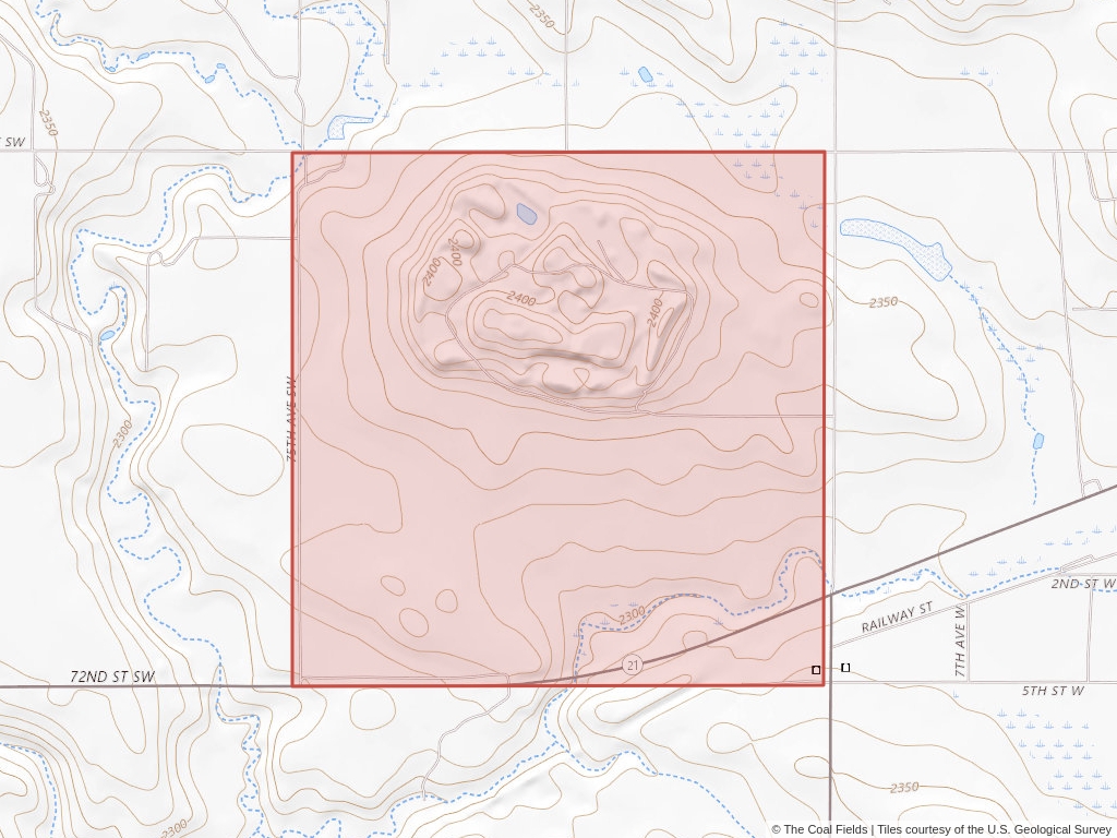 'Williston Basin Coal Mining License' | 40 acres in Grant, N.D. | Established in 1986 | Kenneth Davenport | 'NDM    071975'