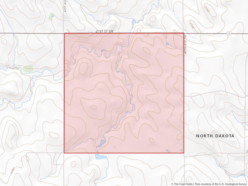 'Williston Basin Coal Exploration License' | 480 acres in Oliver, N.D. | Established in 2012 | Bni Coal Ltd | 'NDM    105349'