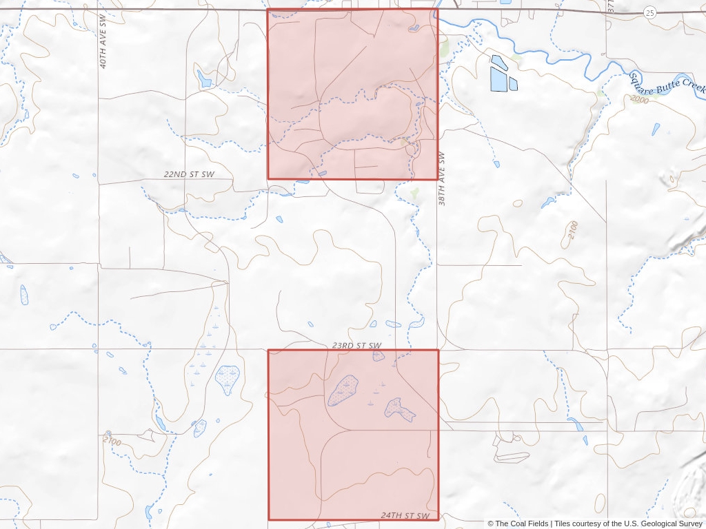 'Williston Basin Coal Lease' | 240 acres in Oliver, N.D. | Established in 1962 | BNI Coal Ltd. | 'NDM    107283'
