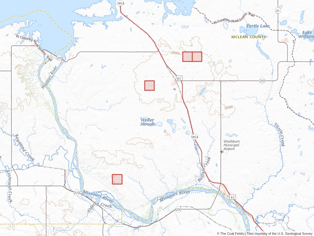 'Williston Basin Competitive Coal Lease' | 617 acres in McLean, N.D. | Established in 2019 | Falkirk Mining Co. | 'NDM    111489'
