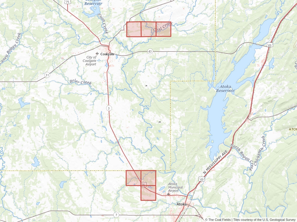 'Arkoma Basin Coal Exploration License' | 1,028 acres in Atoka, Okla. | Established in 1983 | Westhoff Incorporated | 'OKNM   057754'