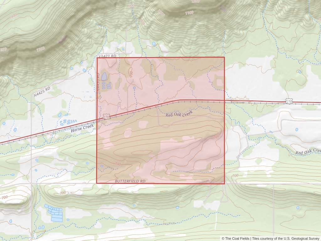 'Red Oak South Coal Surface Qualification' | 345 acres in Latimer, Okla. | Established in 1994 | 'OKNM   093781'