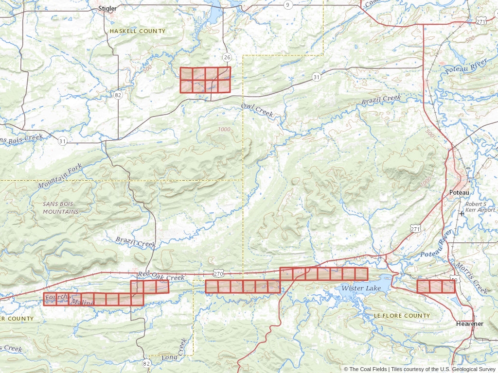 'Arkoma Basin Coal Exploration License' | 6,161 acres in Latimer, Okla. | Established in 2003 | Farrell Cooper Mining | 'OKNM   111344'
